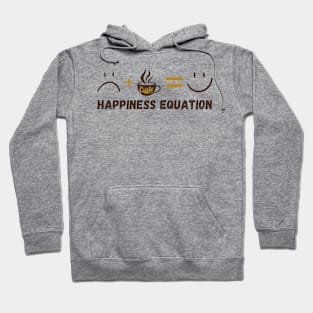 Happiness Equation | Sad plus coffee equal happiness Hoodie